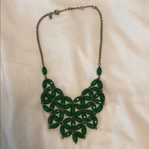 J. Crew necklace green statement